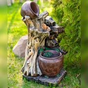 Фонтан садовый каскад Кувшины на развалинах стеклопластик высота 70см U09084 - фото 53010