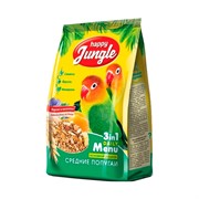 Корм Хеппи Джунгл для средних попугаев 500г - фото 53096 Корм Хеппи Джунгл для средних попугаев 500г - фото 53096