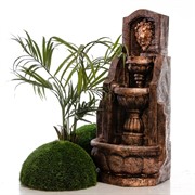 Фонтан садовый каскад Лев бронзовый US07687 - фото 53109