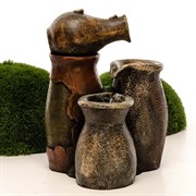 Фонтан садовый Кувшины перелив высота 76см стеклопластик U08998 - фото 53121