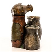 Фонтан садовый Кувшины перелив высота 76см стеклопластик U08998 - фото 53122