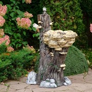 Фонтан садовый Грибы на дереве U08985 - фото 53129