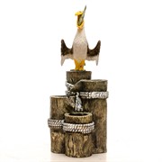 Фонтан для сада Пеликан с рыбкой U08958 - фото 53138