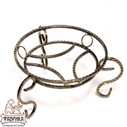 Цветочница напольная Классика на 1 цветок кованая высота 22см 70-151 - фото 5323