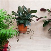 Цветочница напольная Классика на 1 цветок кованая высота 22см 70-151 - фото 5325