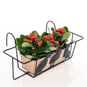 Подставка балконная для ящика Утята длина 62см металл 203-006 - фото 53284