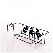 Подставка балконная Цыплята металл 203-005 - фото 53292