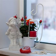 Подсвечник настольный на одну свечу металл 606-04-B - фото 53296