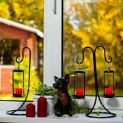 Подсвечник настольный на одну свечу металл 606-04-B - фото 53301