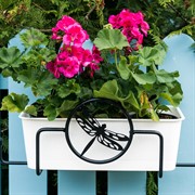 Подставка балконная для ящика на перила Стрекоза длина 50см металлическая 203-003 - фото 53362