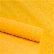 Бумага гофрированная простая светло-оранжевая 140г - фото 53421