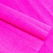 Бумага гофрированная простая светло-малиновая 140г - фото 53425