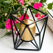 Подсвечник металлический Лофт под 1 свечу 607-40-B - фото 53439