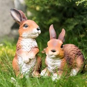 Фигура садовая Зайчонок коричневый U09088 - фото 53478