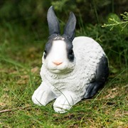 Фигура садовая Зайчонок чёрно-белый U09089-WBL - фото 53490