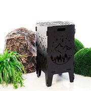 Печь уличная Горы разборная металлическая 101-001 - фото 53550