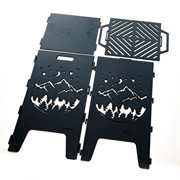 Печь уличная Горы разборная металлическая 101-001 - фото 53553