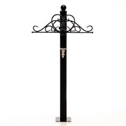 Колонка садовая металл сердце 54-637 - фото 53568