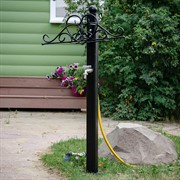 Колонка садовая металл сердце 54-637 - фото 53570