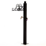 Колонка садовая металл сердце 54-637 - фото 53571