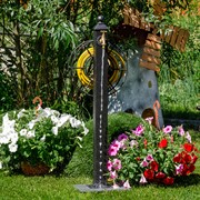 Колонка садовая металл черная 54-636 - фото 53575
