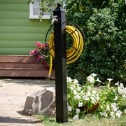 Колонка садовая металл черная 54-636 - фото 53576