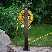 Колонка садовая металл черная 54-636 - фото 53589