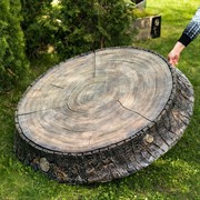 Крышка люка декоративная Пень дубовый на 100 см U09108 - фото 53604