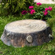 Крышка люка декоративная Пень дубовый на 60 см U09102 - фото 53612