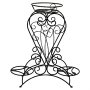 Подставка напольная Классика металл на 3 цветка 10-403 - фото 53631