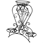 Подставка напольная Классика металл на 3 цветка 10-403 - фото 53632