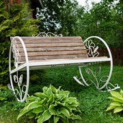 Кресло качалка состаренное дерево 881-43R - фото 53710