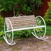 Кресло качалка состаренное дерево 881-43R - фото 53716