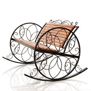 Кресло качалка садовое с деревом 881-45R - фото 53724