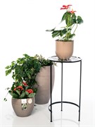 Подставка под 1 цветок кованая ажурная высота 71см 401-004 - фото 53836