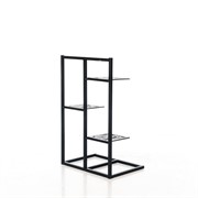 Стойка под цветы напольная металлическая 3 полки высота 80см 501-001 - фото 53875