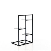 Стойка под цветы напольная металлическая 3 полки высота 80см 501-001 - фото 53876