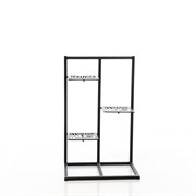 Стойка под цветы напольная металлическая 3 полки высота 80см 501-001 - фото 53878