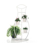 Стойка под цветы напольная металлическая 5 полок 501-006 - фото 53892