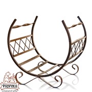 Дровница кованая полукруглая 500-72 - фото 5391