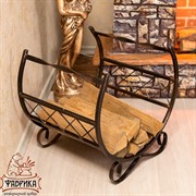 Дровница кованая полукруглая 500-72 - фото 5392