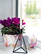 Подсвечник кованый Лофт чёрный на 1 свечу 607-54-B - фото 53934