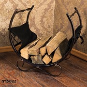 Дровница кованая полукруглая 500-72 - фото 5394