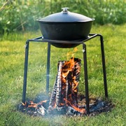 Подставка под казан с огнеупорным покрытием разборная 98-020 - фото 54014