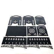 Гриль угольный, мангал барбекю разборный кованый 102-008 - фото 54045