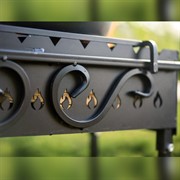 Мангал для дачи разборный металлический чёрный 102-206 - фото 54058