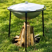 Подставка под казан тренога с огнеупорным покрытием разборная 98-022 - фото 54157