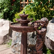 Фонтан Мальчик под бронзу F07022 - фото 54248