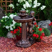 Фонтан Мальчик под бронзу F07022 - фото 54249