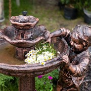 Фонтан Мальчик под бронзу F07022 - фото 54251